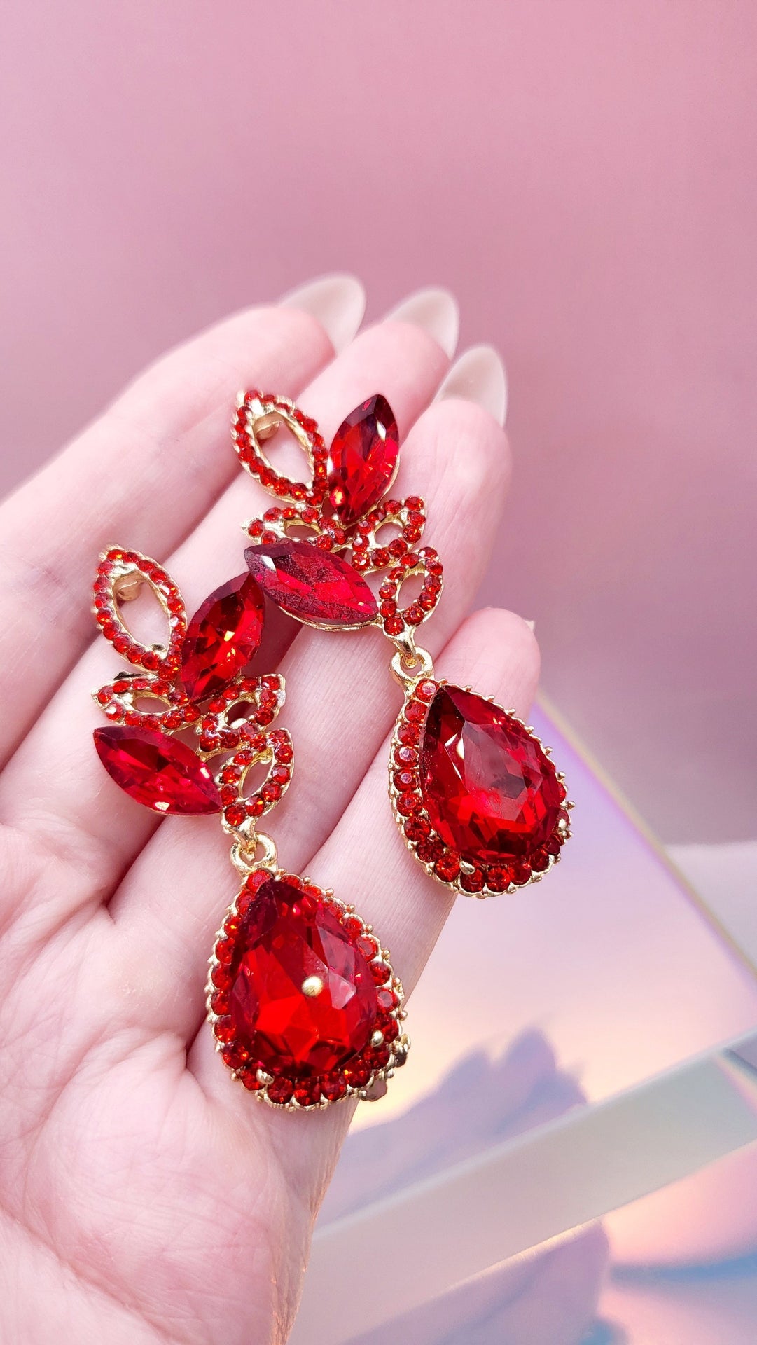 Sway Crystal Drop and Dangle Earrings