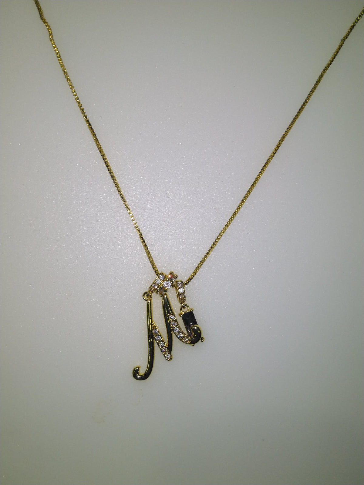 Personalised Stone Initial Necklace