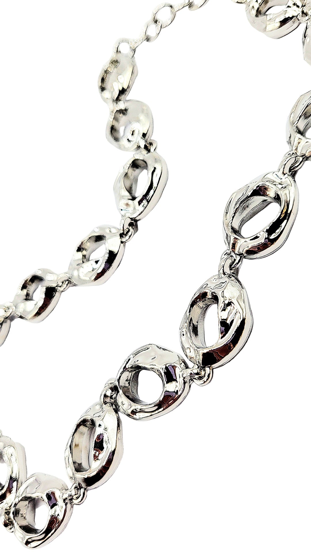 Melted Link Chain Necklace