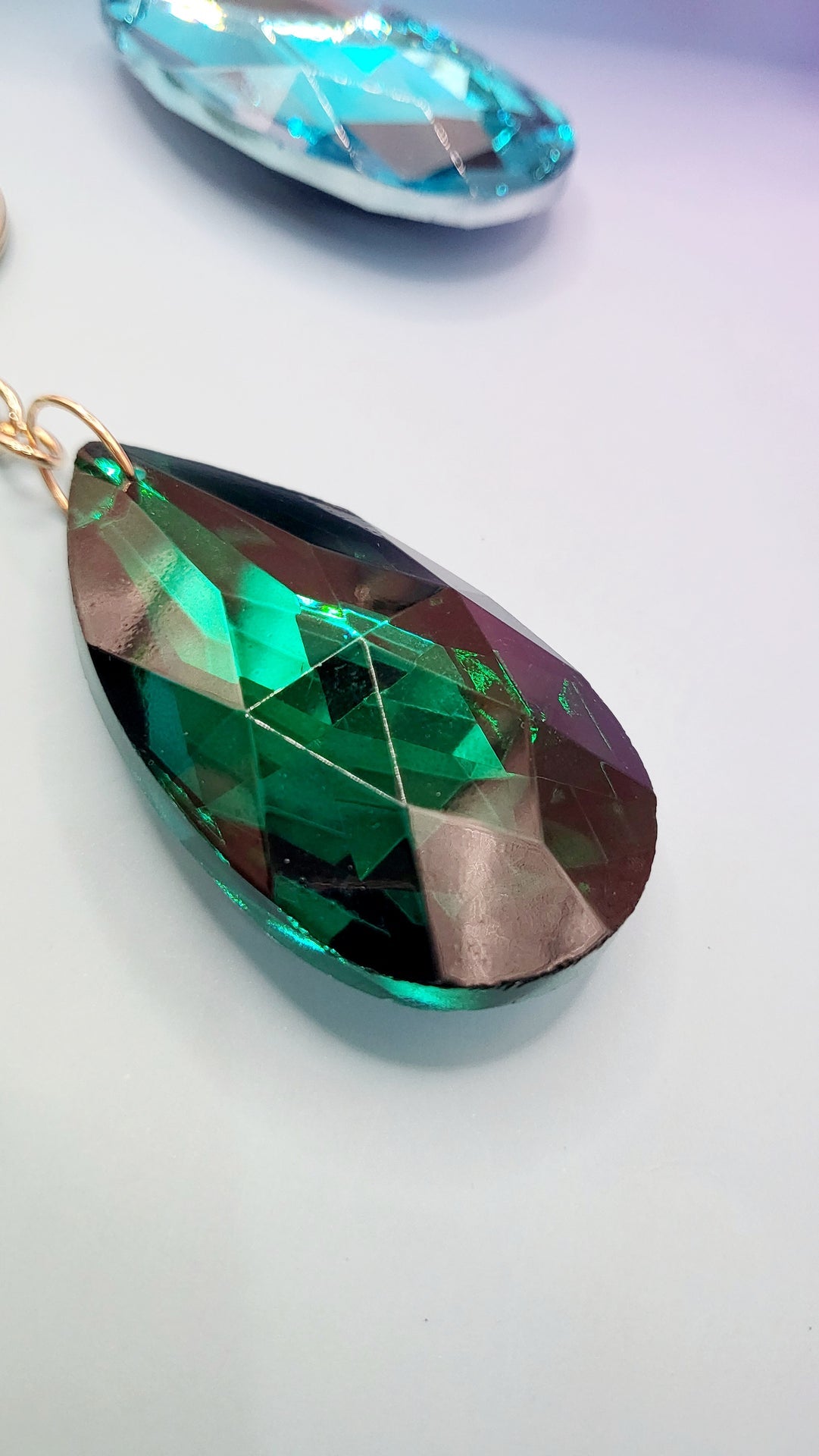 Faceted Crystal Keyring & Bag Charm