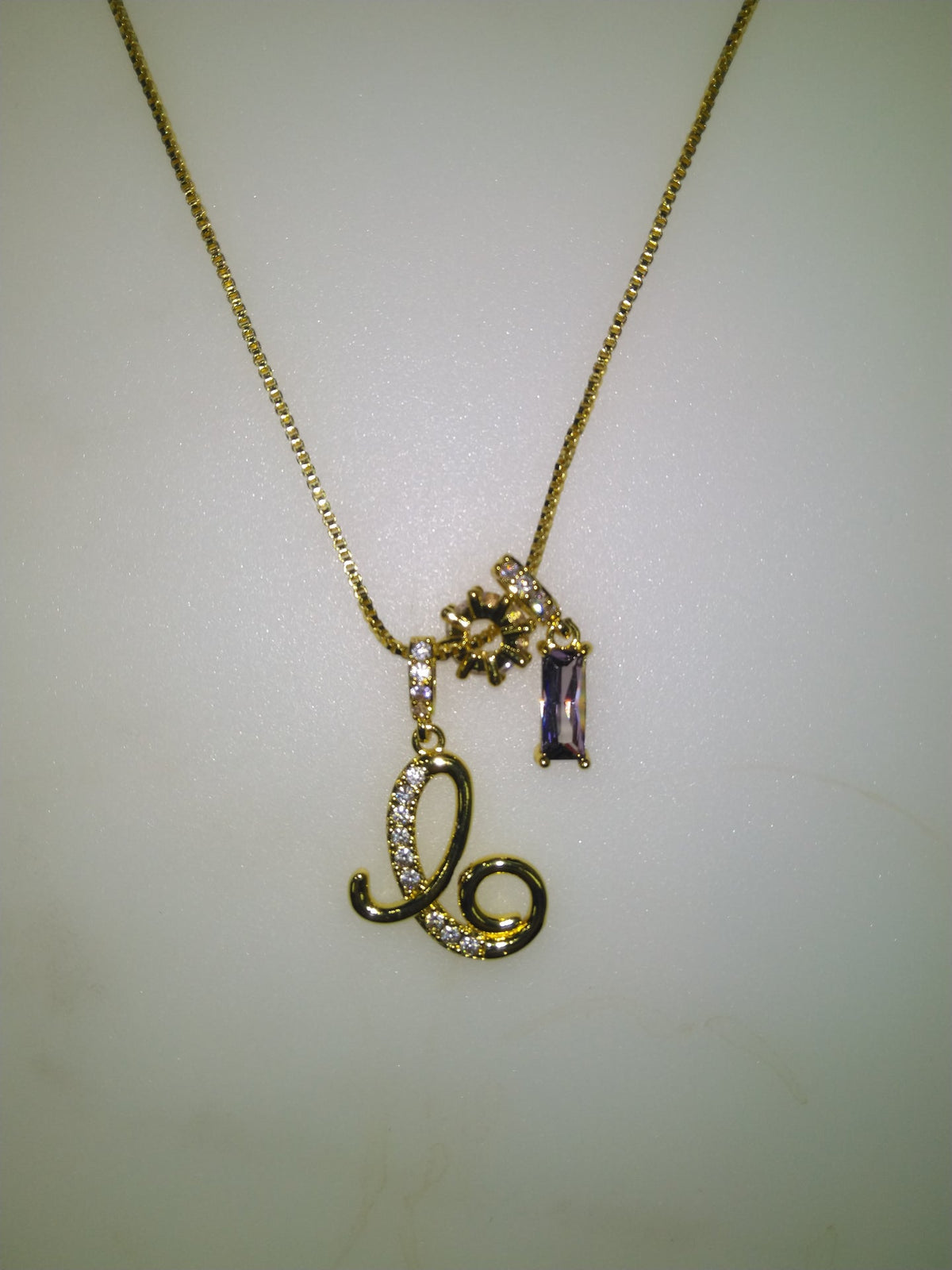 Personalised Stone Initial Necklace