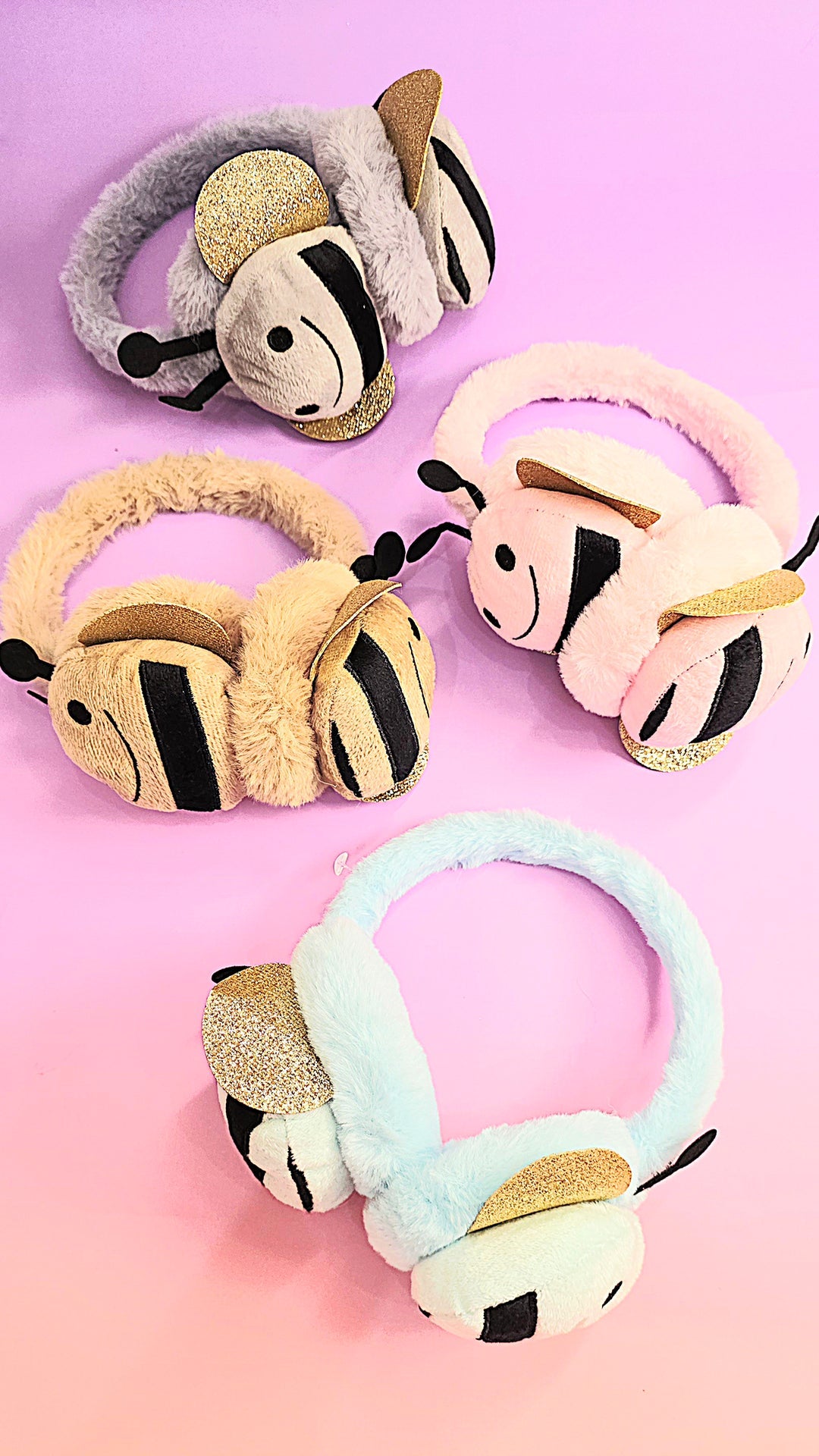 Buzzy Bee Ear Muffs for kids pack of 12