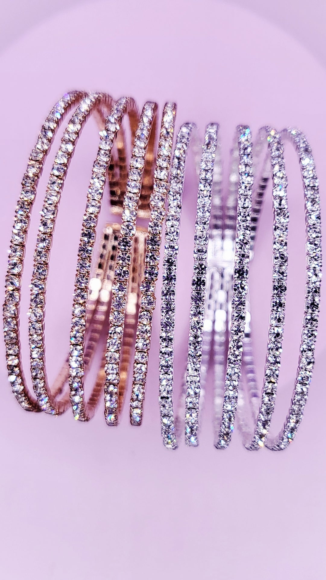 Glam Row Crystal Cuff Medium