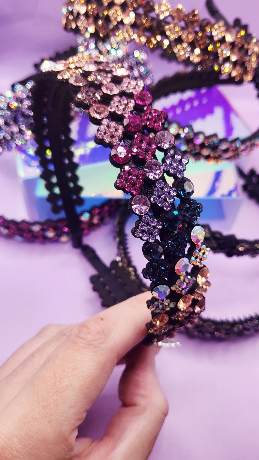 Lace Crystal Hair band