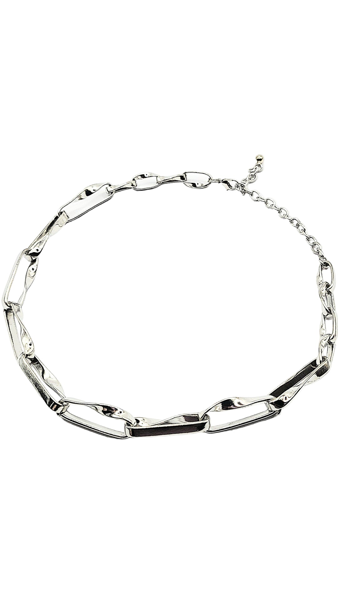 Rectangular Link Chain Necklace