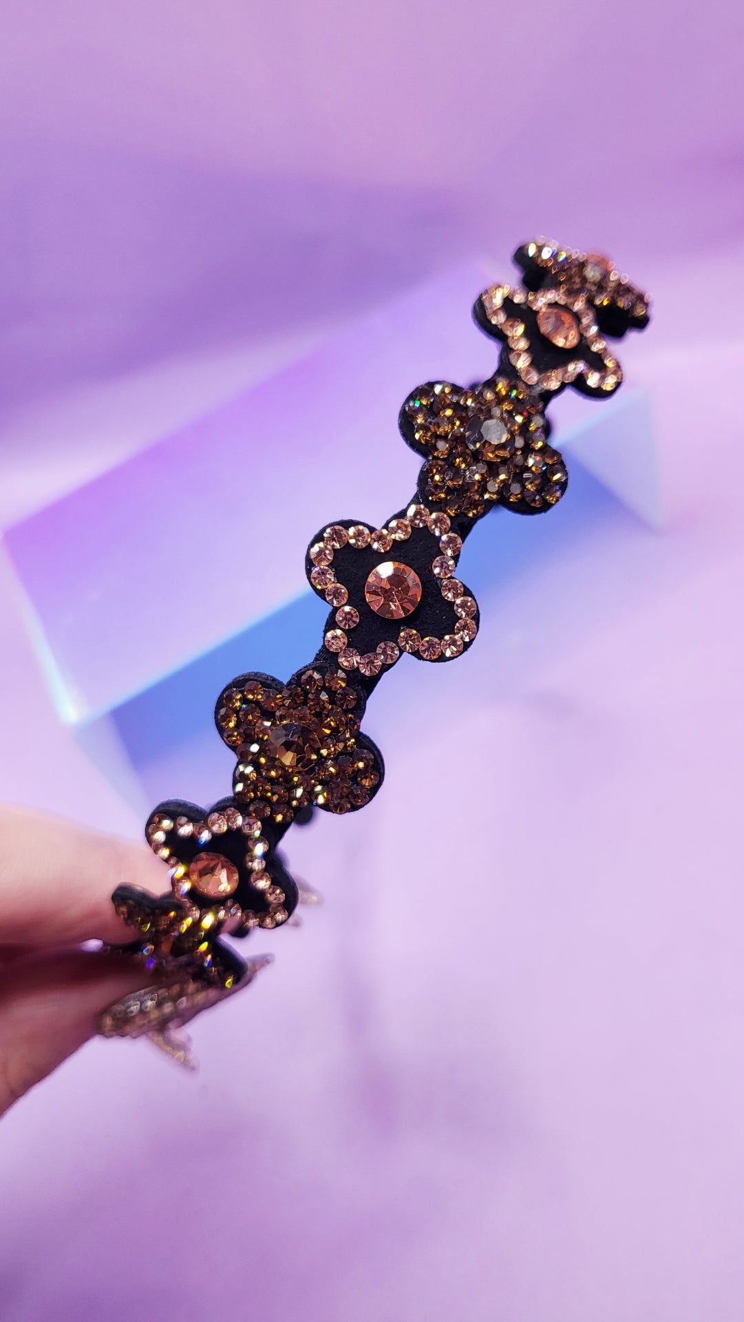 Clover Crystal Hair band