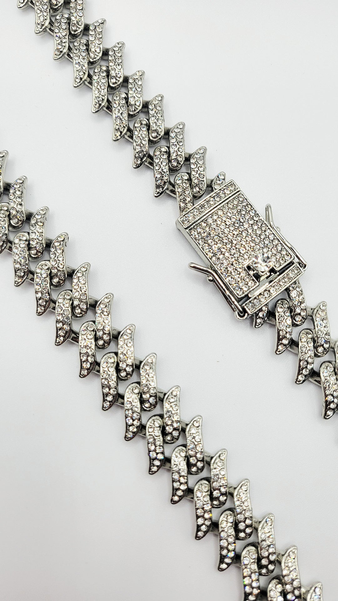 Iced Out Chain Necklace Stainless Steel