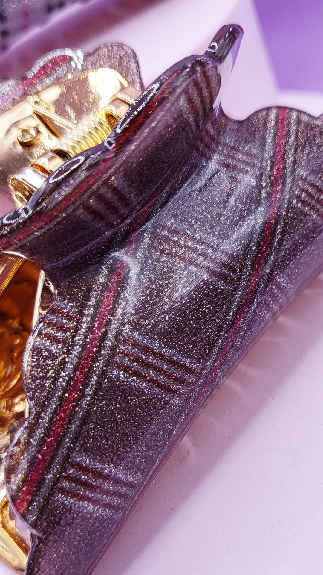 Shiny Sparkly Hair Clamps Pack of 12