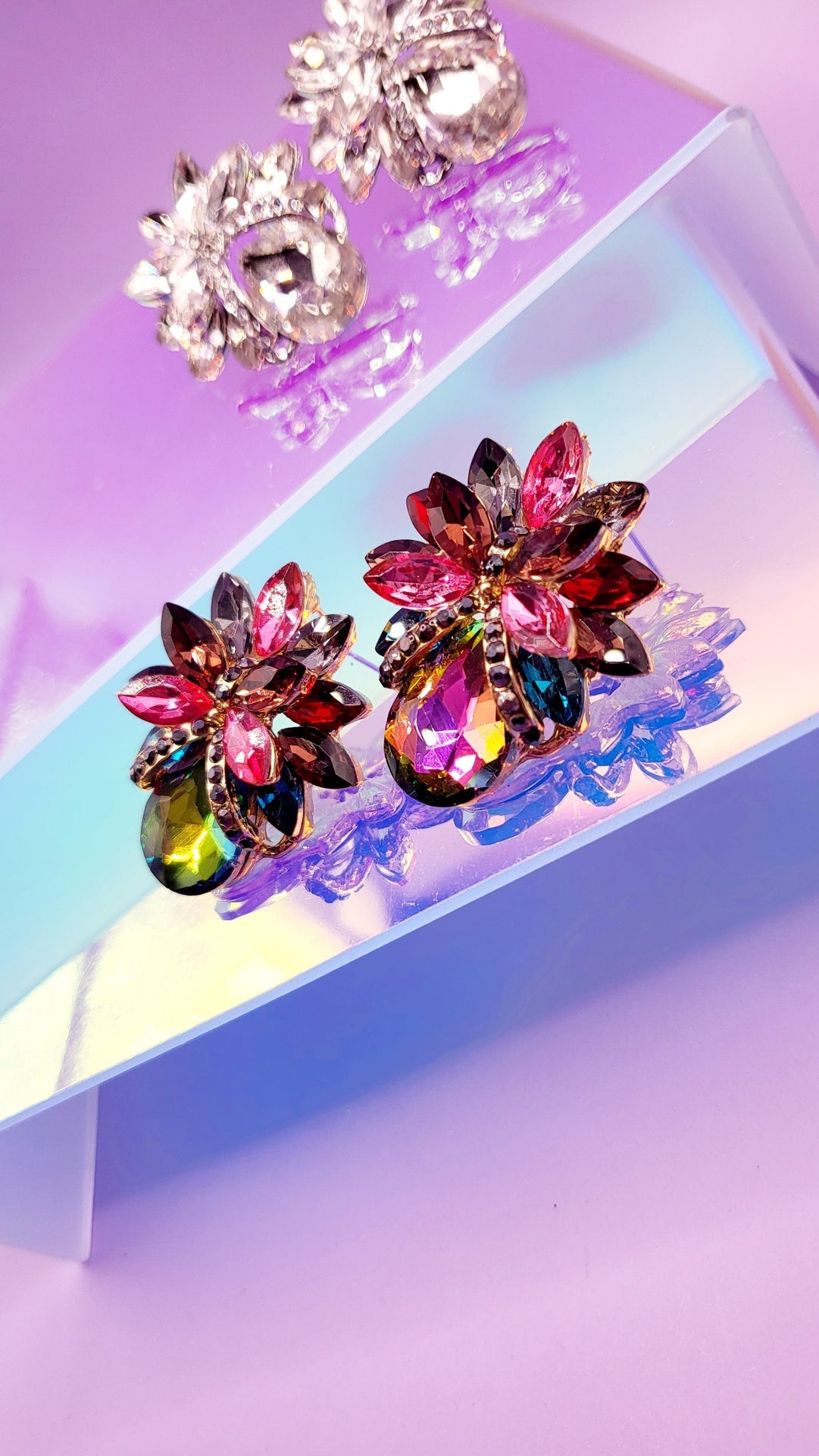 Queen Crystal Stud Earrings