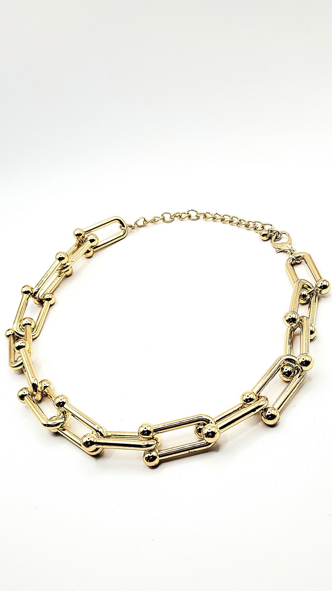 Chunky Paperclip Link Chain Necklace