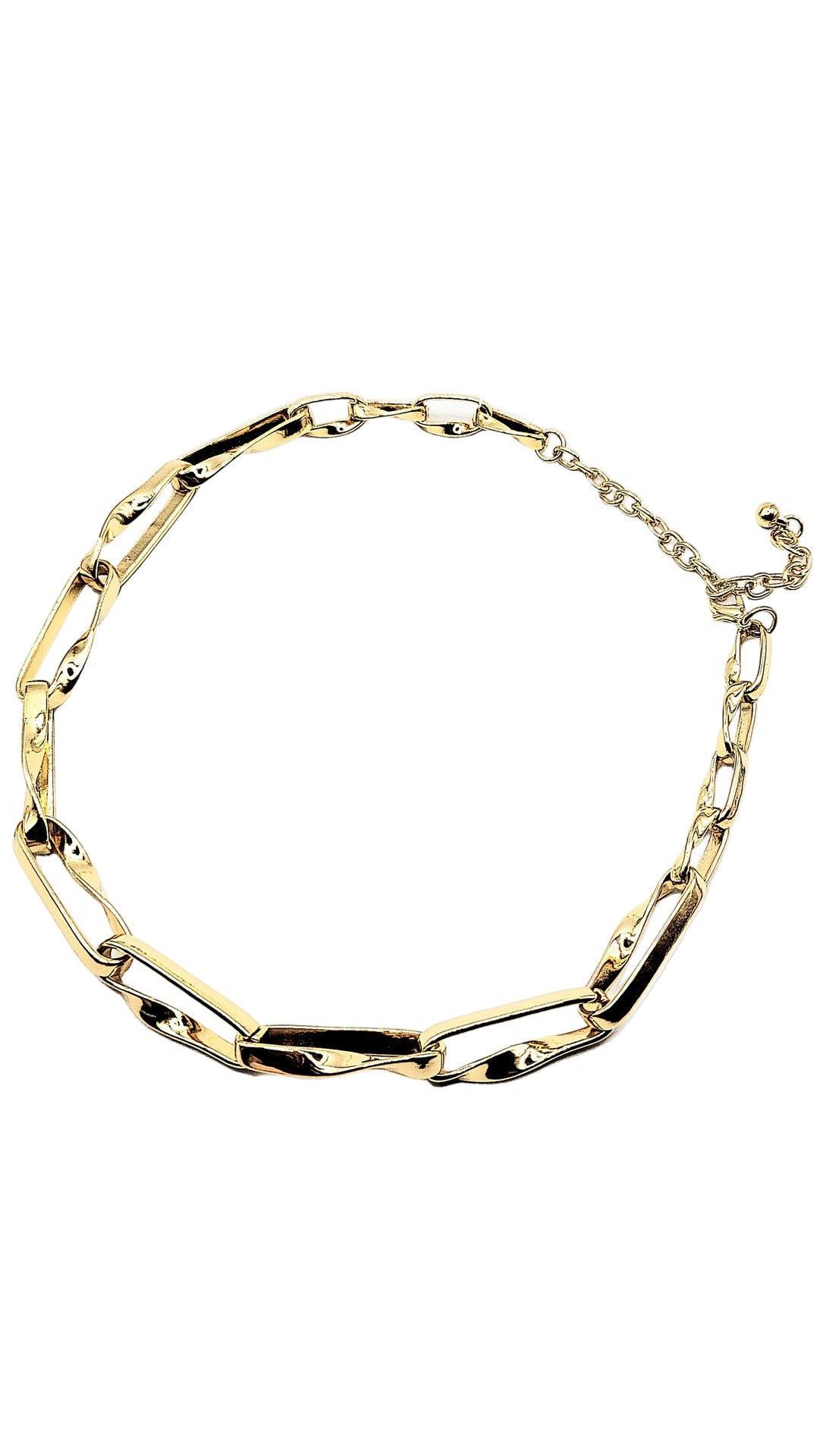 Rectangular Link Chain Necklace