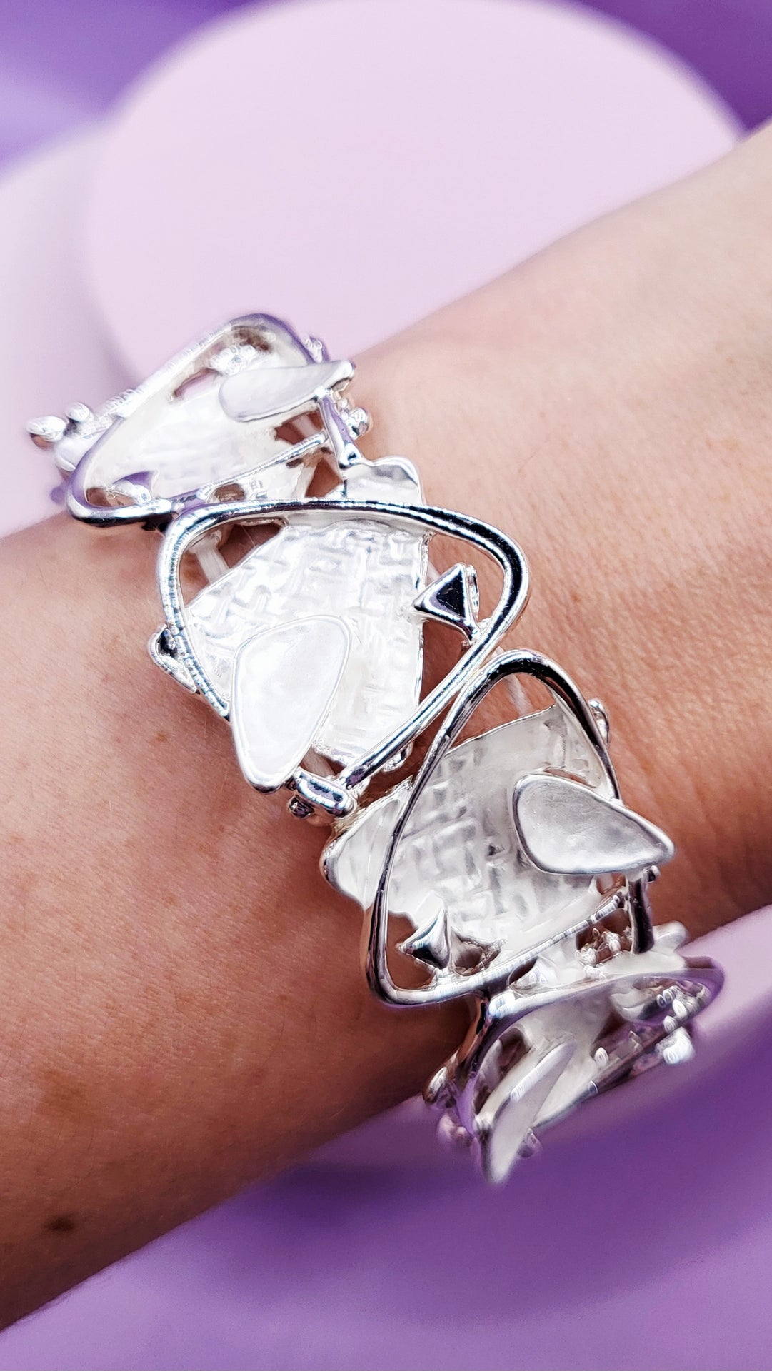 Abstract Geometric Bracelet