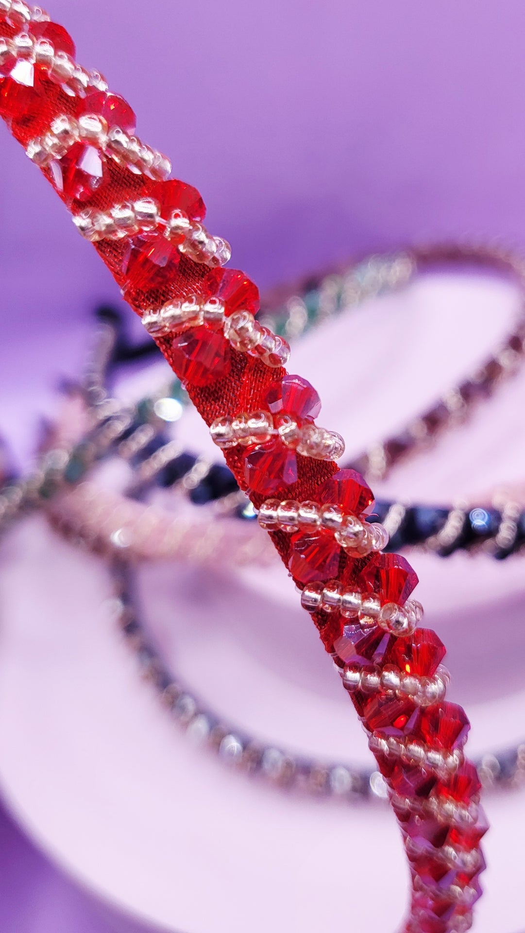 Crystal Gold Beaded Hair band