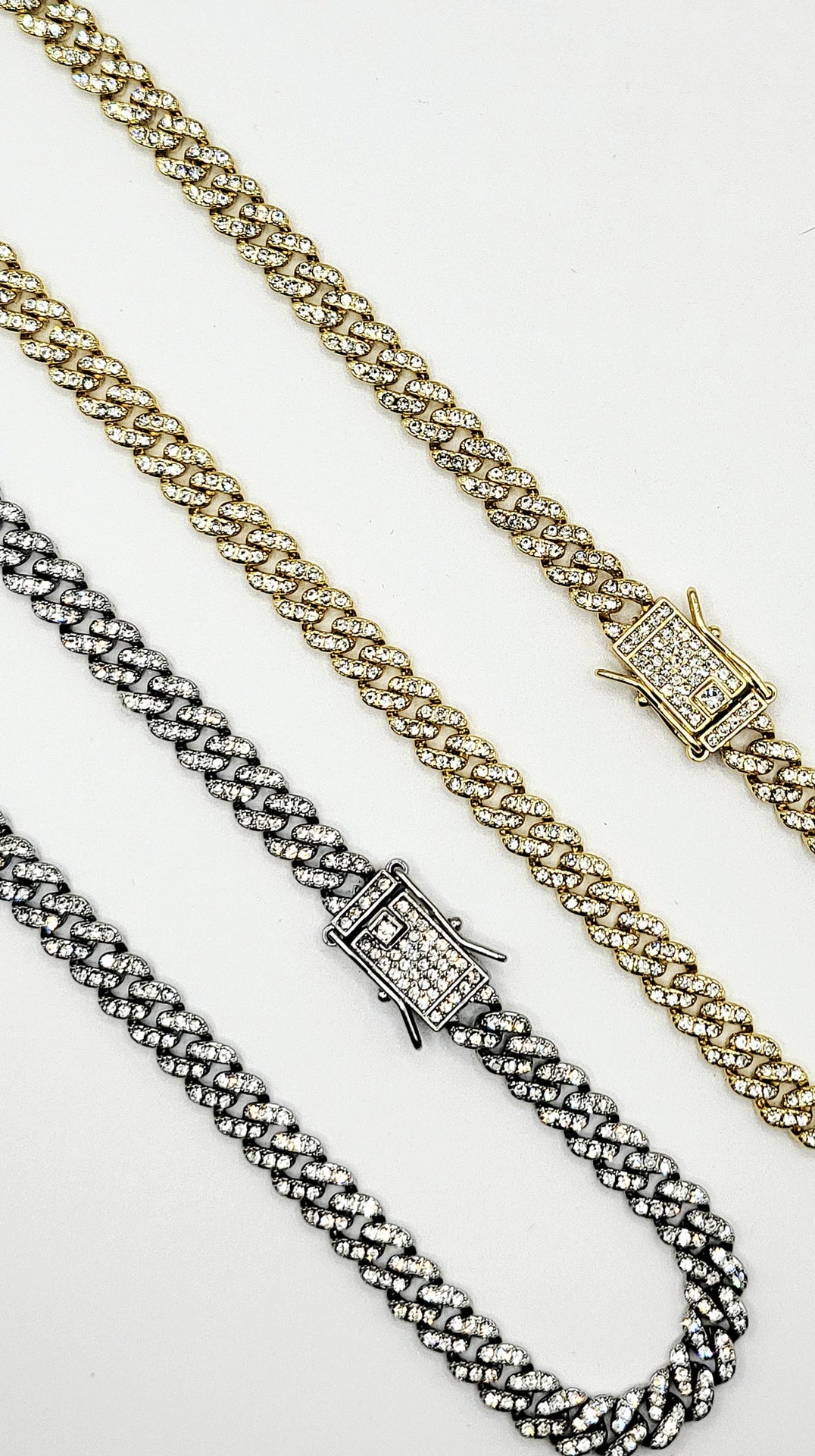 Iced Out Chain Necklace Stainless Steel