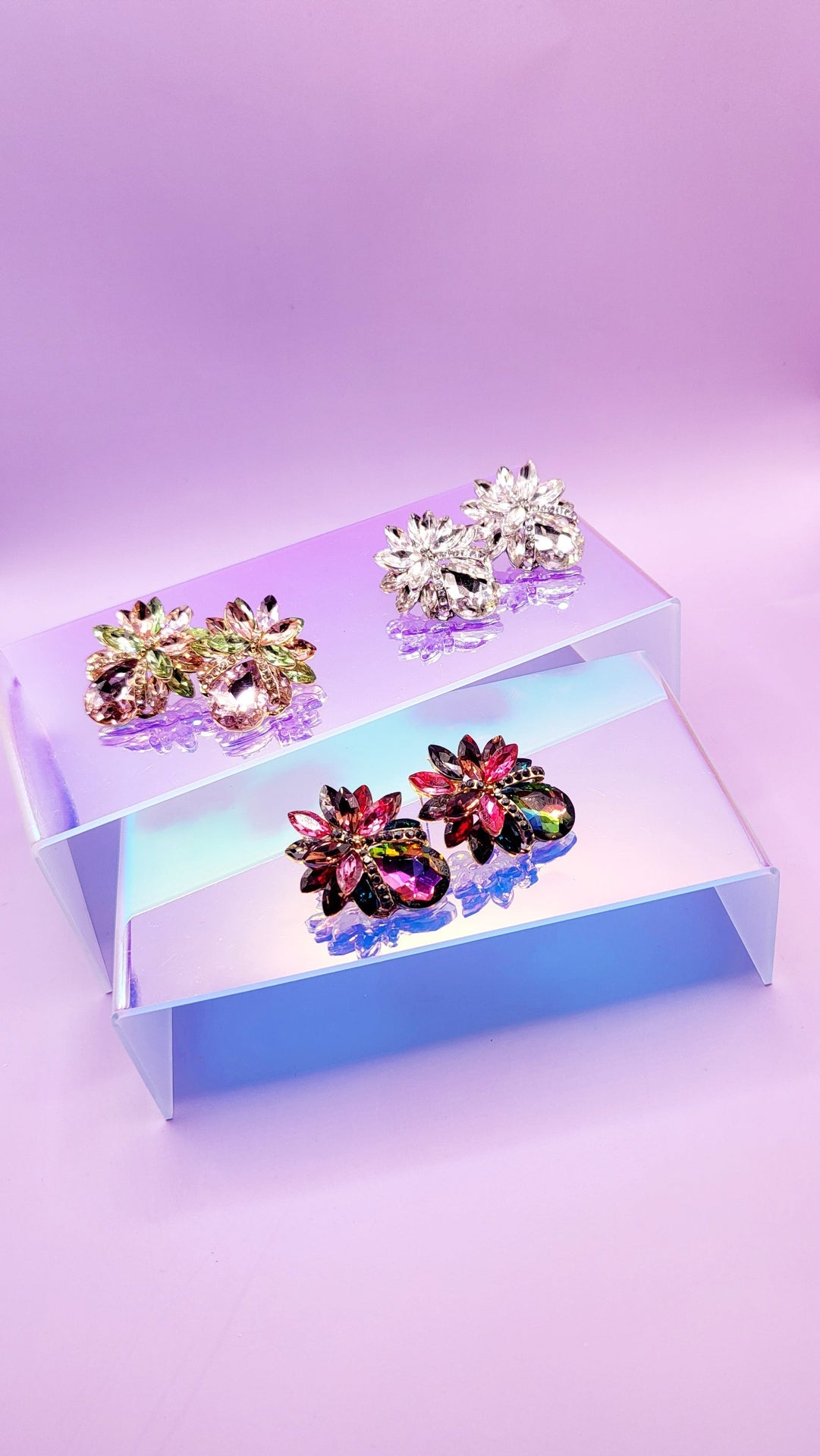 Queen Crystal Stud Earrings