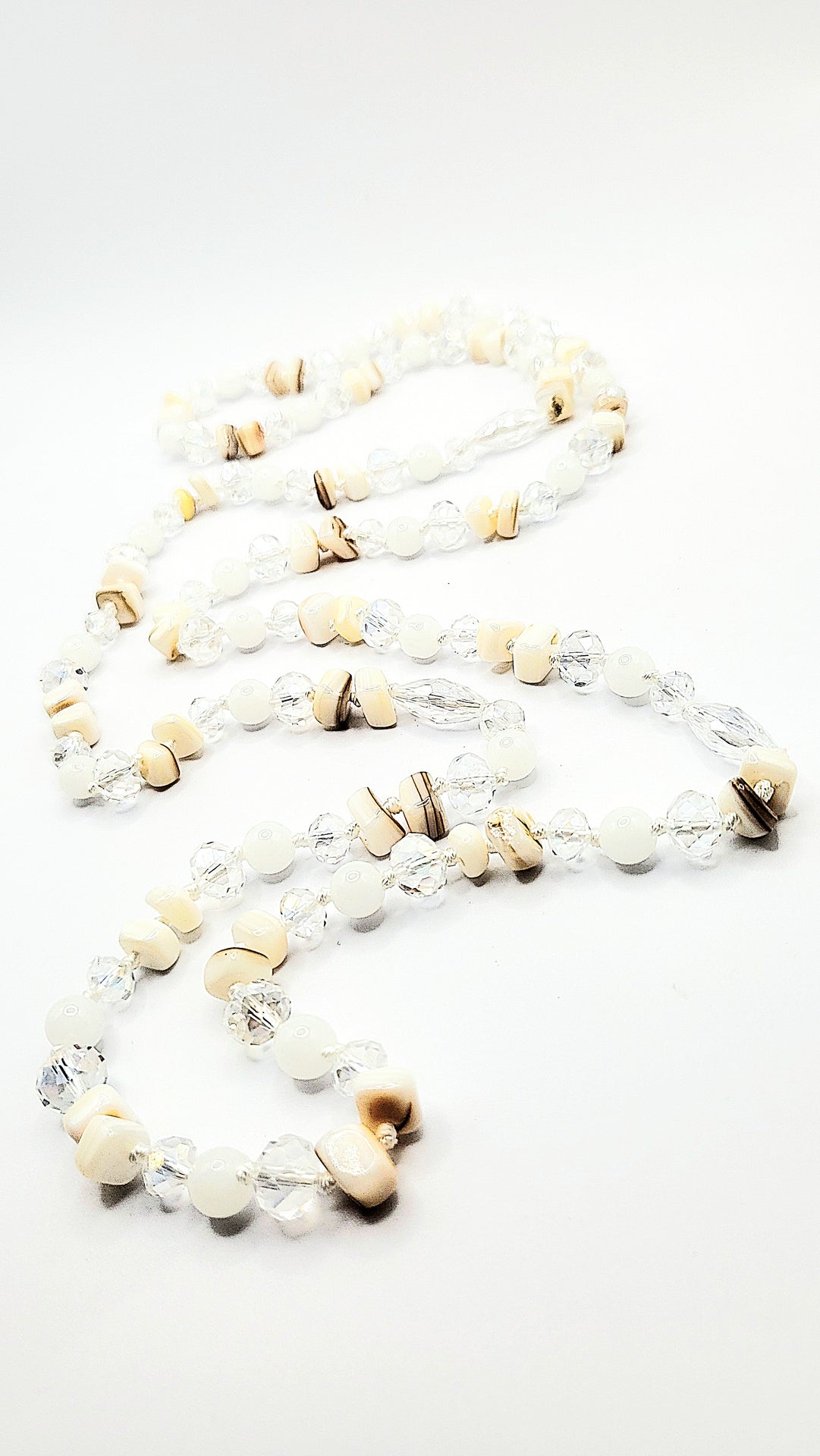 Resin Boho Long Beaded Necklace