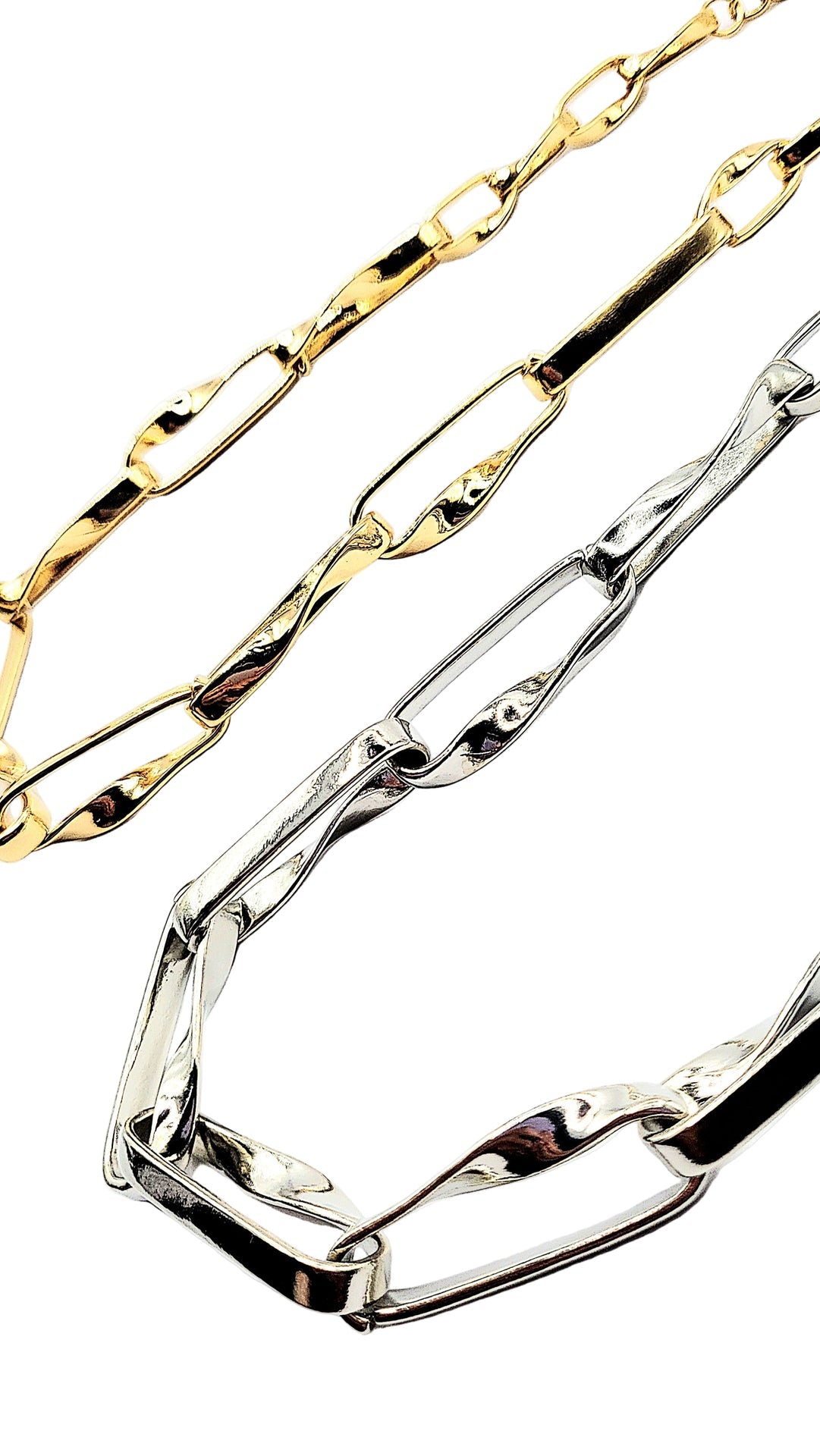 Rectangular Link Chain Necklace