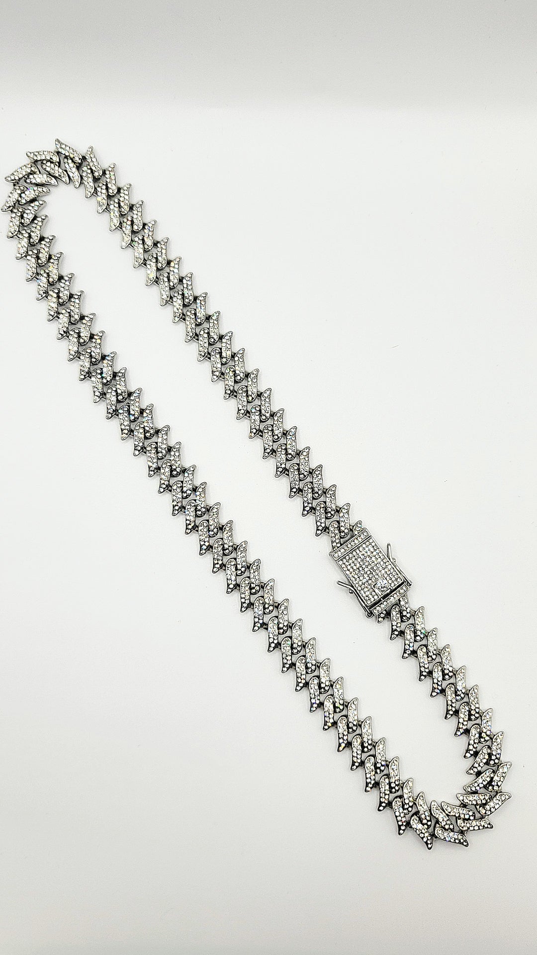 Iced Out Chain Necklace Stainless Steel