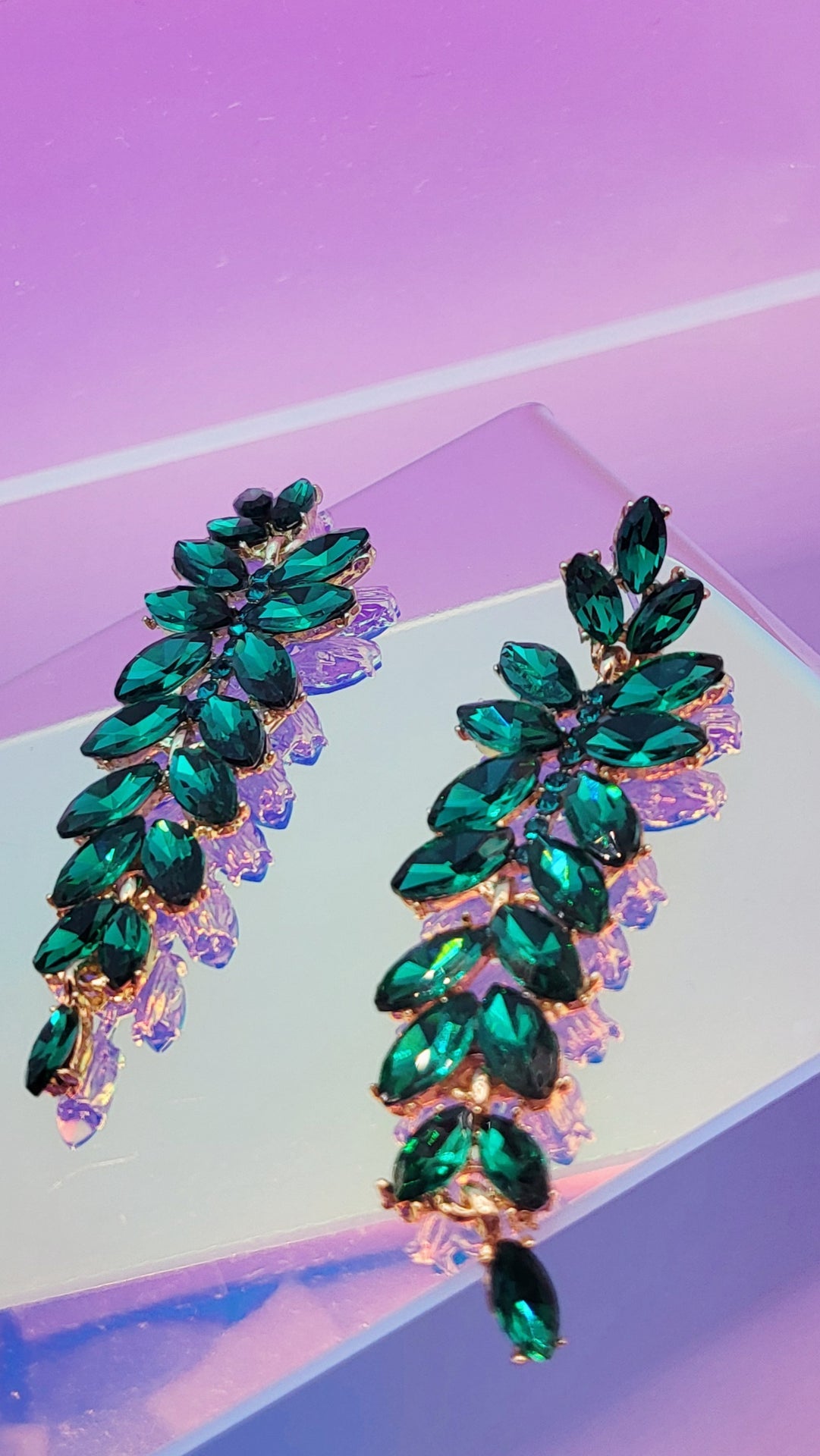 Dubai Crystal Drop & Dangle Earrings