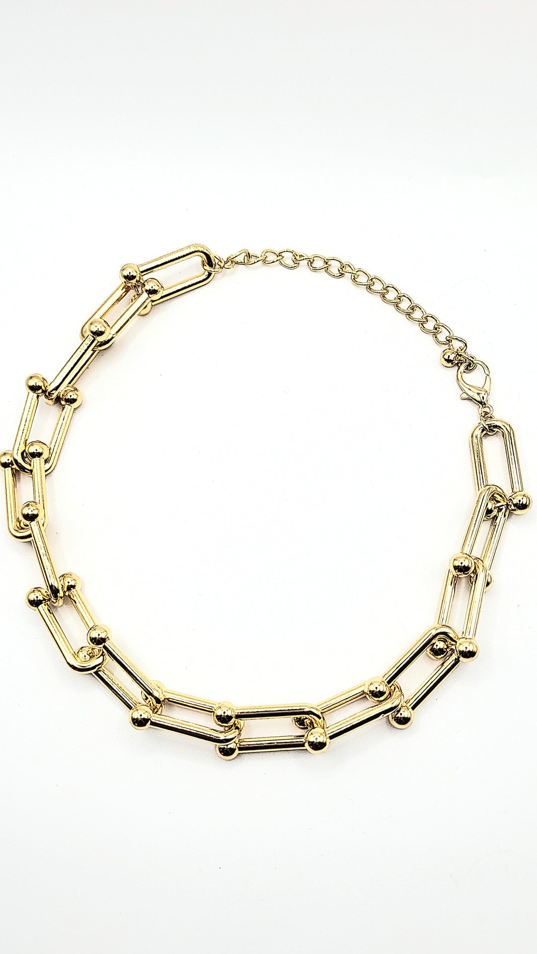 Chunky Paperclip Link Chain Necklace
