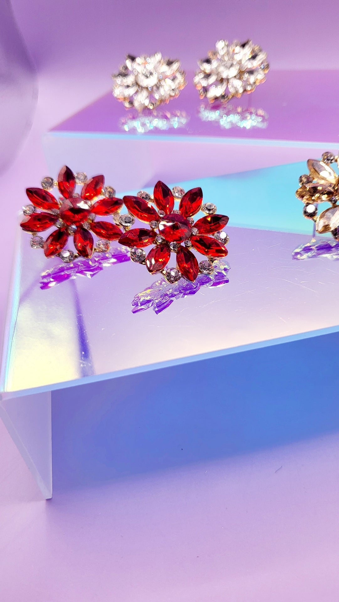 Spark Crystal Stud Earrings