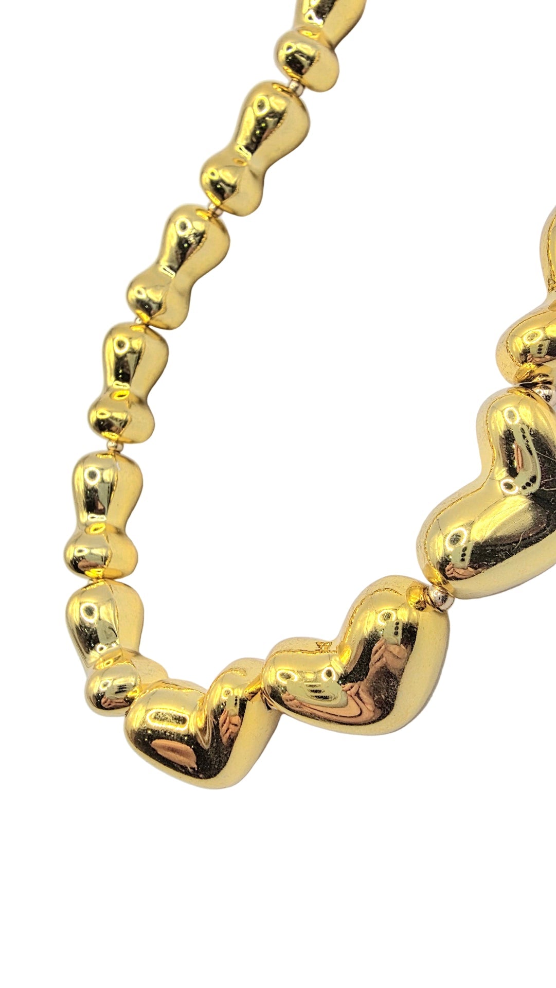 Melted Luxe Heart Necklace