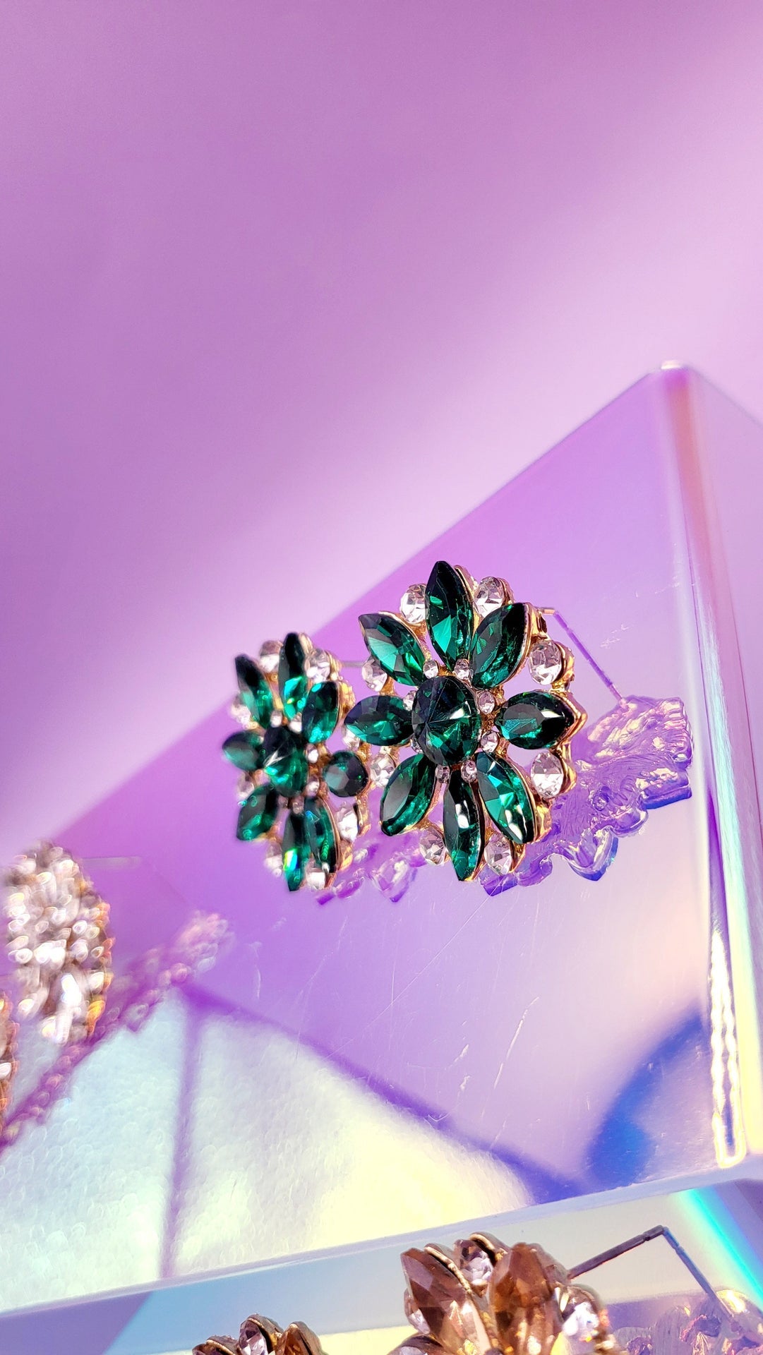 Spark Crystal Stud Earrings