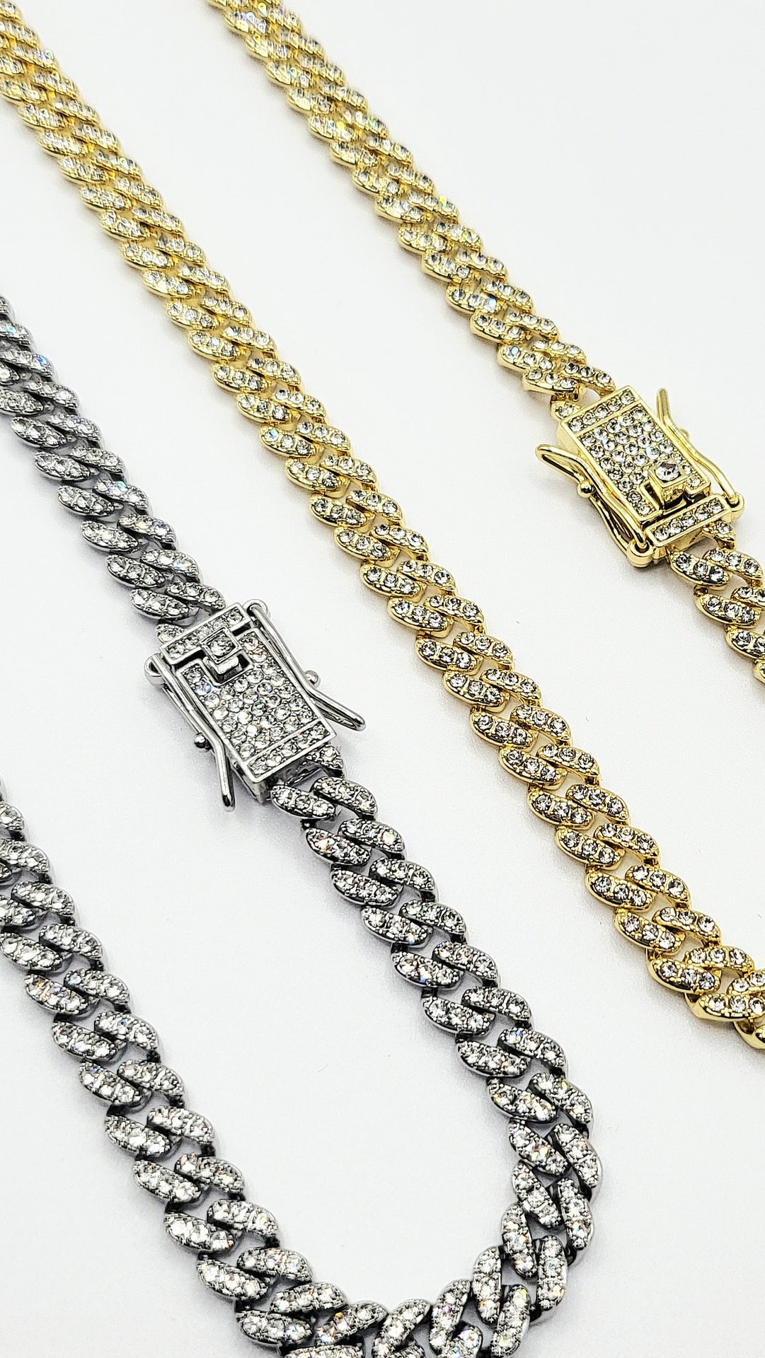 Iced Out Chain Necklace Stainless Steel